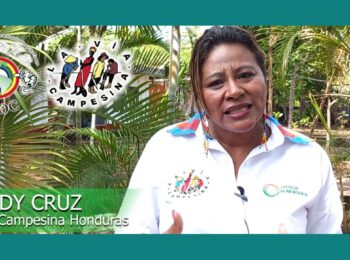 Wendy Cruz: Les animo a las mujeres de La Vía Campesina que sigamos organizándonos
