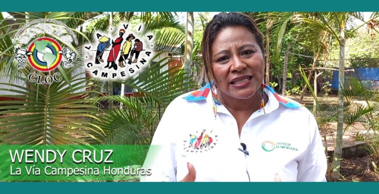 Wendy Cruz: Les animo a las mujeres de La Vía Campesina que sigamos organizándonos