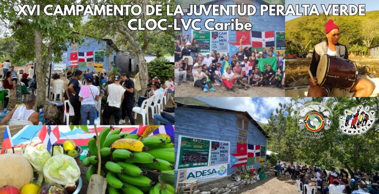 Declaración del XVI Campamento de la Juventud Peralta Verde de la CLOC–Vía Campesina Región Caribe