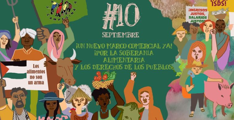 10 de septiembre de 2025: Día Internacional de Acción contra la OMC y los acuerdos de libre comercio: ¡Llamada a la acción!