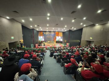 Organizaciones campesinas inauguran el VIII Congreso Continental de la CLOC-Vía Campesina en Oaxtepec, Morelos, México
