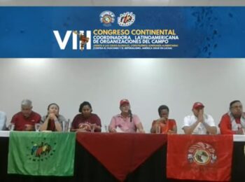 La CLOC-Vía Campesina realiza conferencia de prensa en Ciudad de México en marco de su VIII Congreso Continental