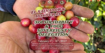 3rd Solidarity & Food Sovereignty Delegation to take place in El Salvador and Honduras in February 2027